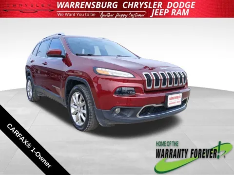 Red 2018 Jeep Cherokee Limited for sale in Warrensburg, MO