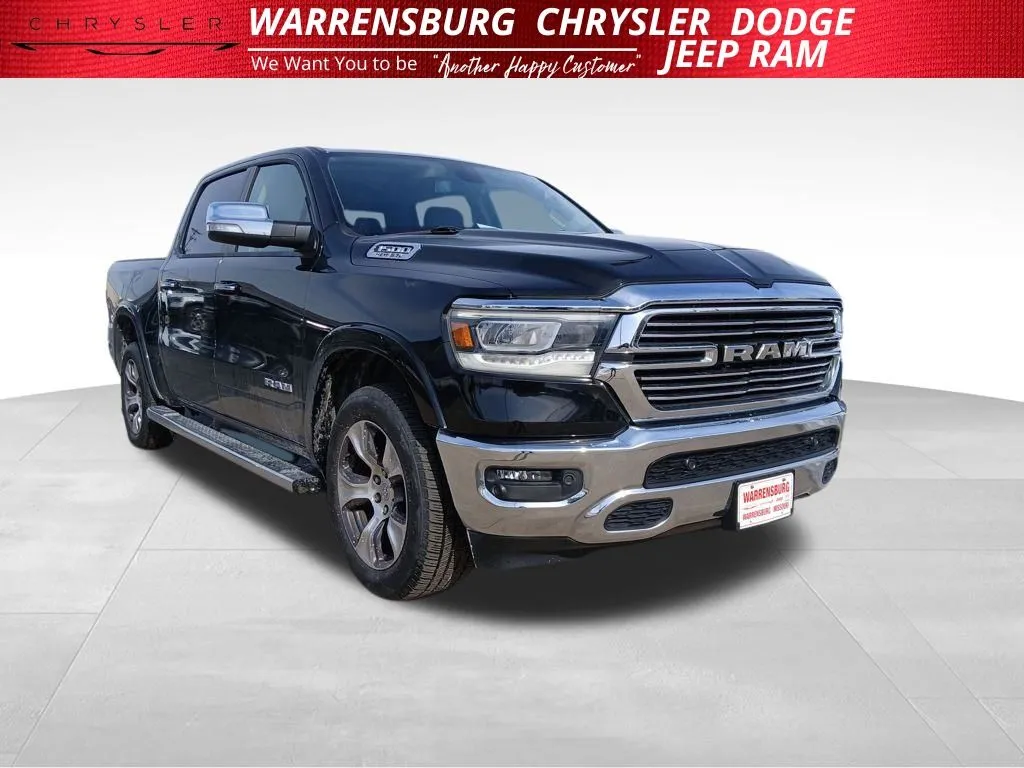 Black 2019 Ram 1500 Laramie for sale in Warrensburg, MO