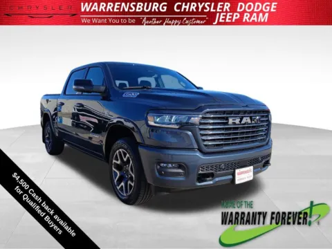 Blue 2026 Ram 1500 Laramie for sale in Warrensburg, MO