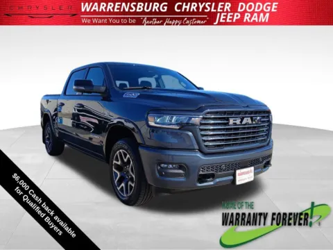 Blue 2026 Ram 1500 Laramie for sale in Warrensburg, MO