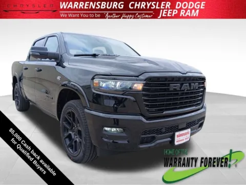 Black 2026 Ram 1500 Laramie for sale in Warrensburg, MO