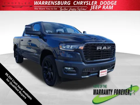 Blue 2026 Ram 1500 Laramie for sale in Warrensburg, MO