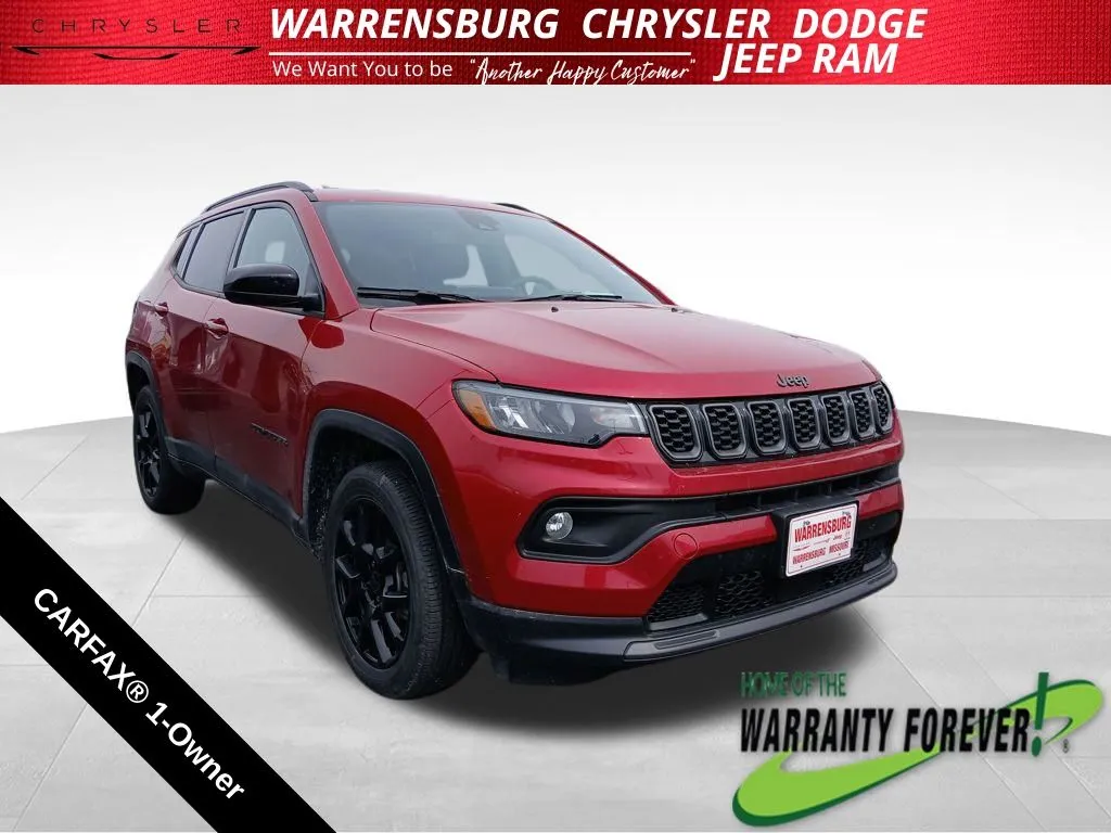 Red 2025 Jeep Compass Latitude for sale in Warrensburg, MO