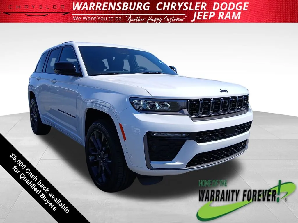 White 2026 Jeep Grand Cherokee Limited for sale in Warrensburg, MO