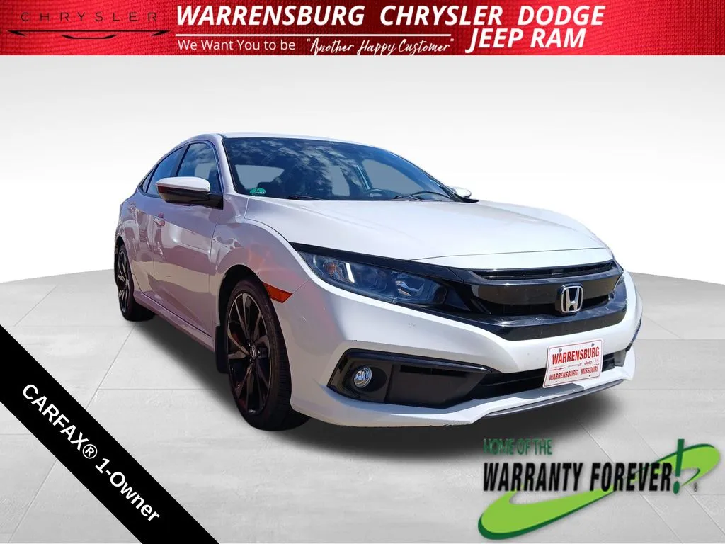 White 2019 Honda Civic Sport for sale in Warrensburg, MO