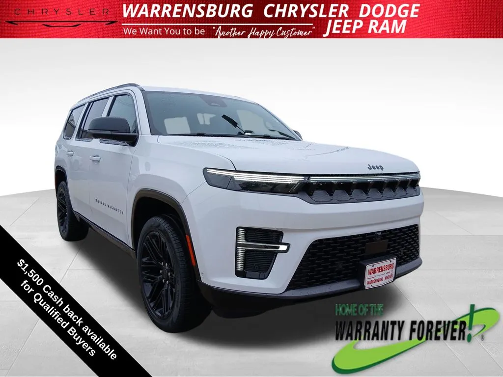 White 2026 Jeep Grand Wagoneer Limited Reserve for sale in Warrensburg, MO