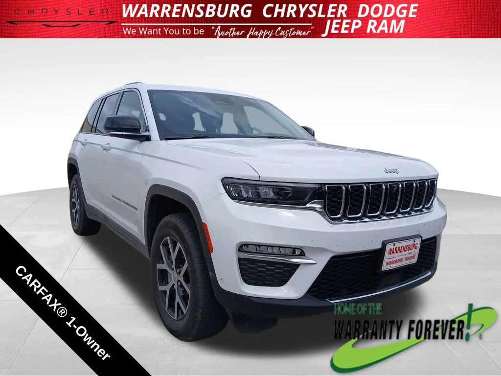 White 2024 Jeep Grand Cherokee Limited for sale in Warrensburg, MO