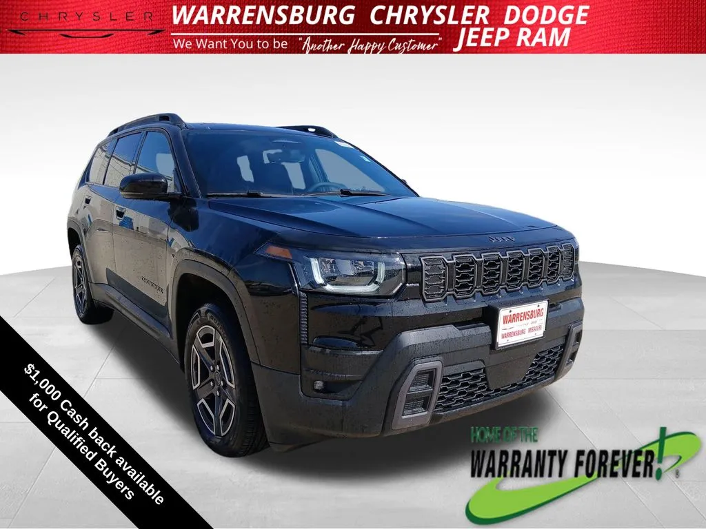 Black 2026 Jeep Cherokee Limited for sale in Warrensburg, MO