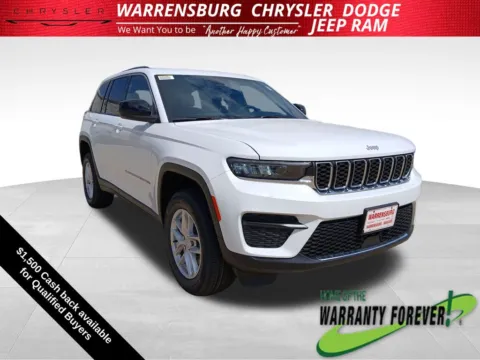 White 2026 Jeep Grand Cherokee Laredo for sale in Warrensburg, MO
