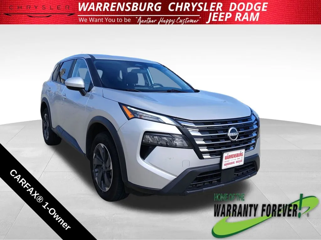 Silver 2024 Nissan Rogue SV for sale in Warrensburg, MO