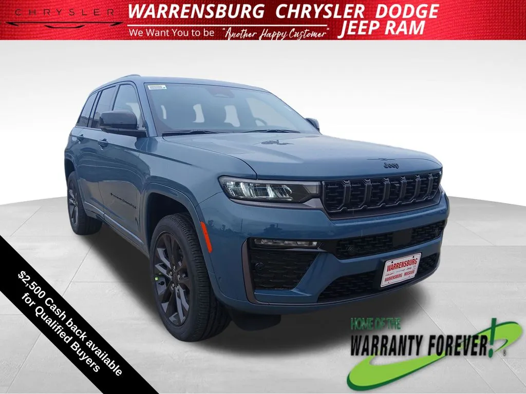 Blue 2026 Jeep Grand Cherokee Limited Reserve for sale in Warrensburg, MO