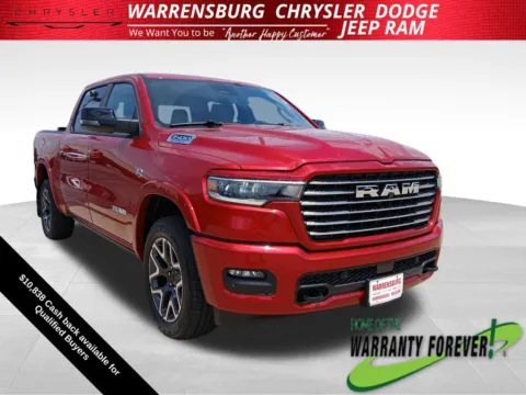 Red 2026 Ram 1500 Laramie for sale in Warrensburg, MO