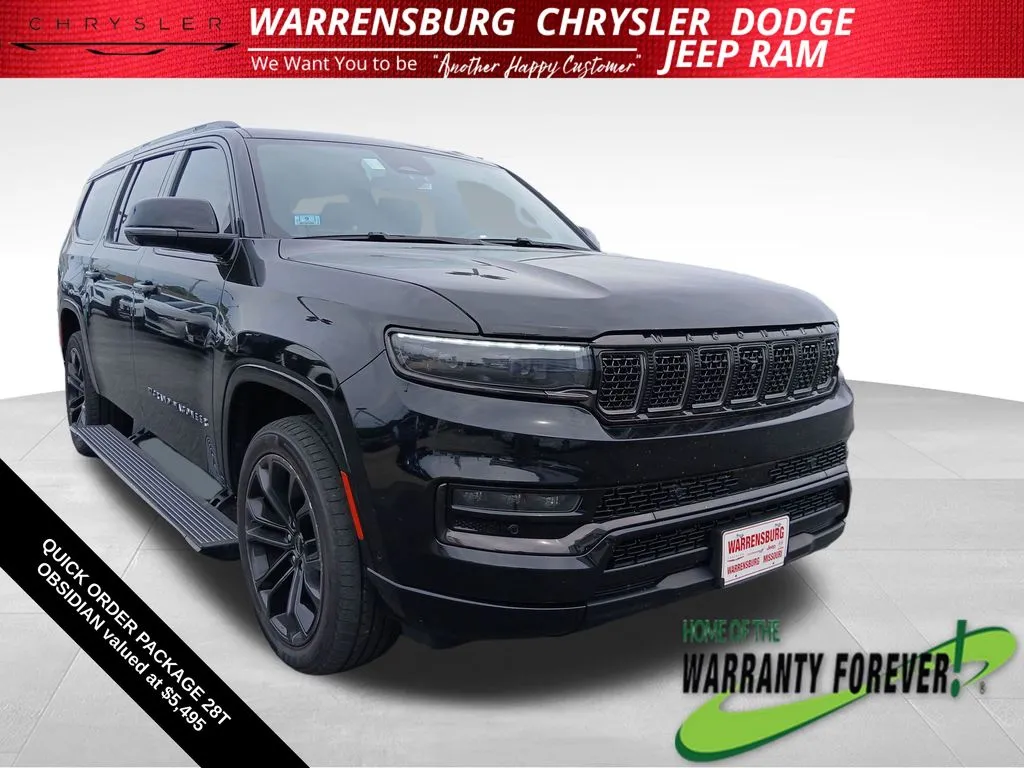Black 2024 Jeep Grand Wagoneer L Series II for sale in Warrensburg, MO