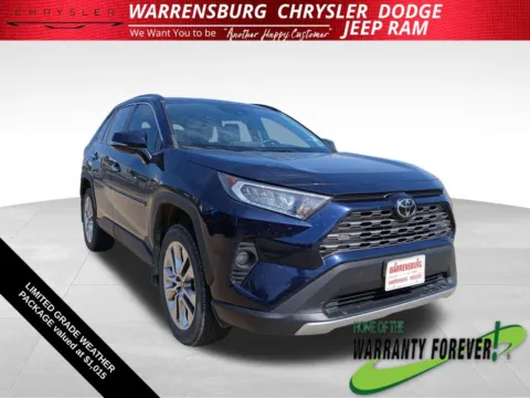 Blue 2021 Toyota RAV4 Limited for sale in Warrensburg, MO