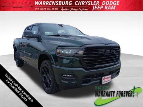 Green 2026 Ram 1500 Laramie for sale in Warrensburg, MO