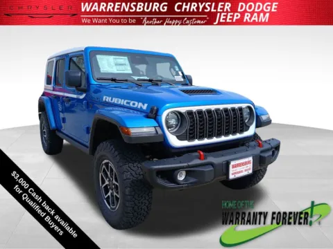 Blue 2026 Jeep Wrangler Rubicon for sale in Warrensburg, MO