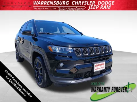 Black 2026 Jeep Compass Latitude for sale in Warrensburg, MO