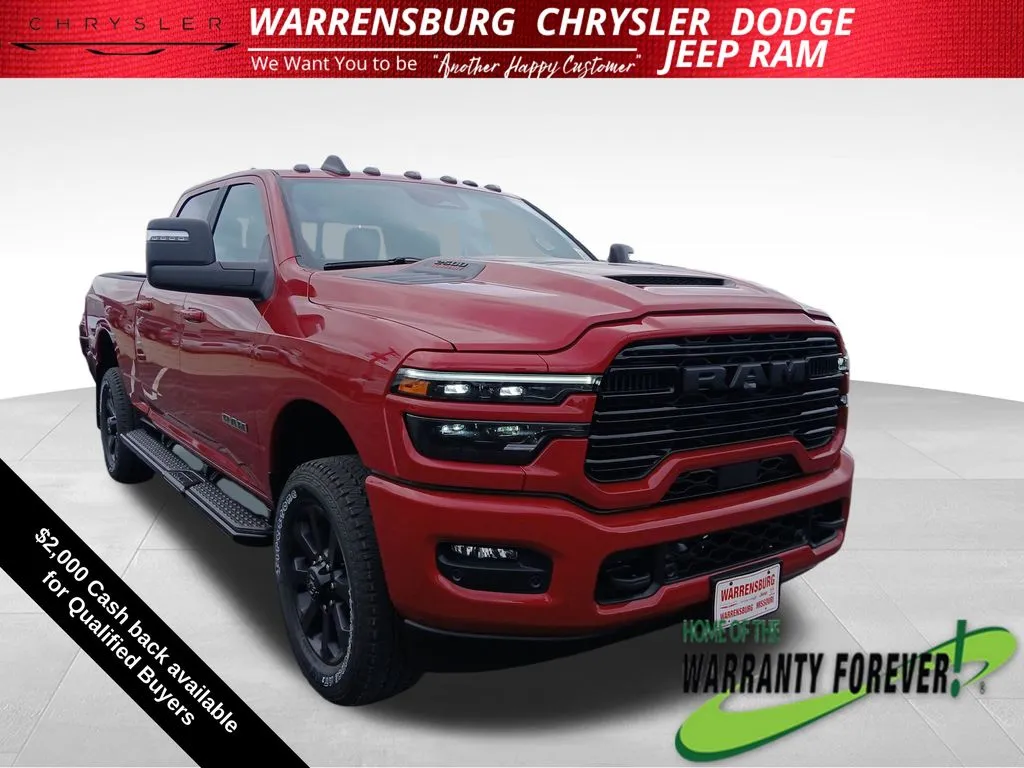 Red 2026 Ram 2500 Laramie for sale in Warrensburg, MO