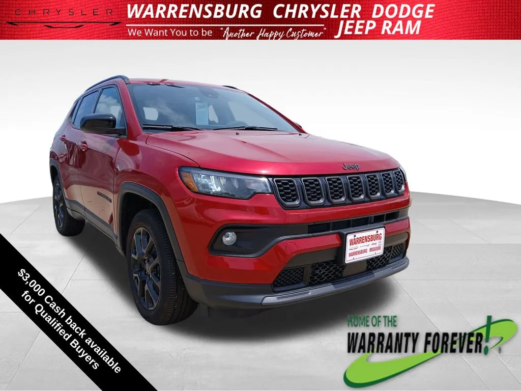 Red 2026 Jeep Compass Latitude for sale in Warrensburg, MO