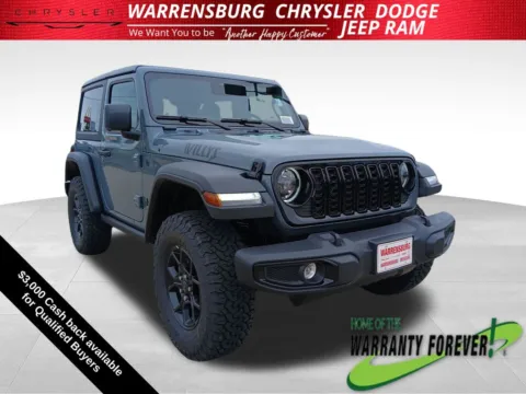 Blue 2026 Jeep Wrangler Willys for sale in Warrensburg, MO