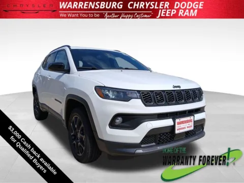 White 2026 Jeep Compass Latitude for sale in Warrensburg, MO