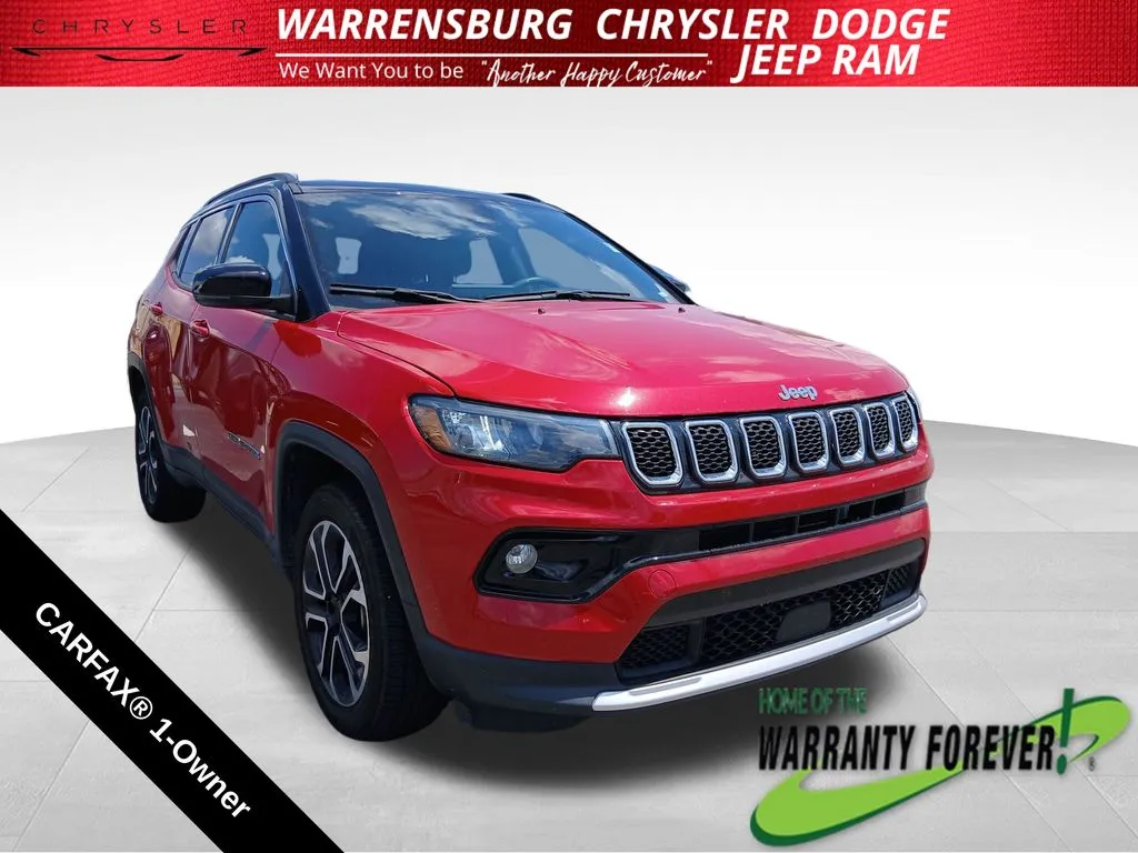 Red 2024 Jeep Compass Limited for sale in Warrensburg, MO
