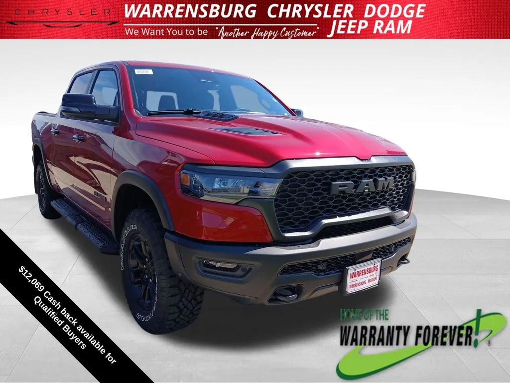 Red 2026 Ram 1500 Rebel for sale in Warrensburg, MO