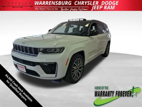 White 2026 Jeep Grand Cherokee L Summit for sale in Warrensburg, MO