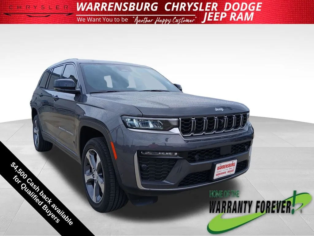 Gray 2026 Jeep Grand Cherokee L Limited for sale in Warrensburg, MO