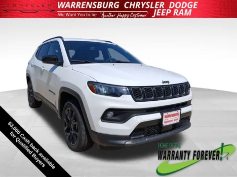 White 2026 Jeep Compass Latitude for sale in Warrensburg, MO