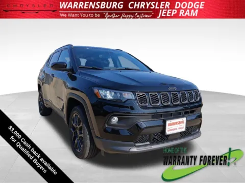 Black 2026 Jeep Compass Latitude for sale in Warrensburg, MO
