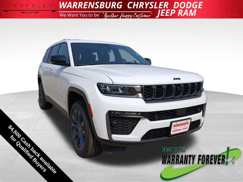 White 2026 Jeep Grand Cherokee L Limited for sale in Warrensburg, MO
