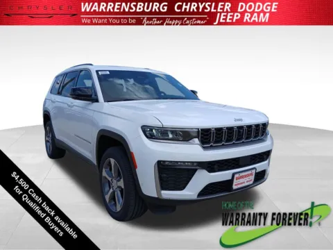 White 2026 Jeep Grand Cherokee L Limited for sale in Warrensburg, MO