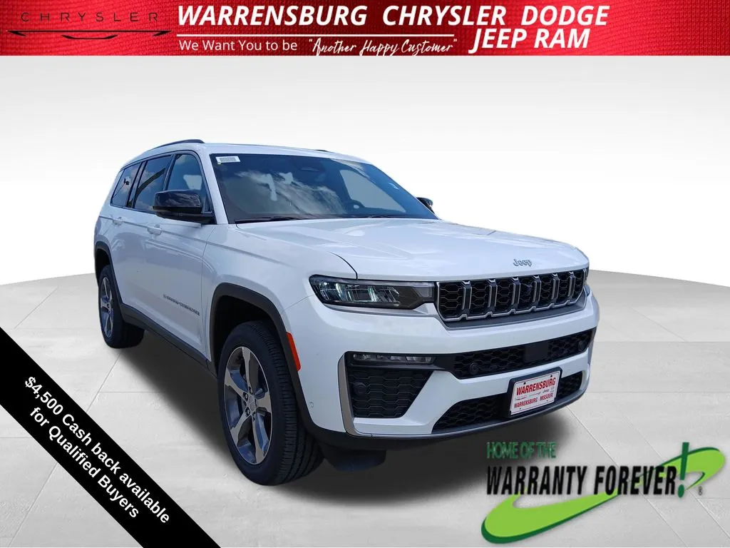 White 2026 Jeep Grand Cherokee L Limited for sale in Warrensburg, MO