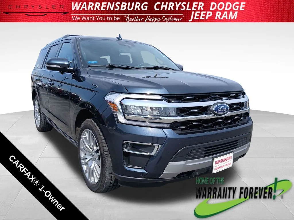 Blue 2024 Ford Expedition Limited for sale in Warrensburg, MO