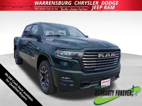 Green 2026 Ram 1500 Laramie for sale in Warrensburg, MO
