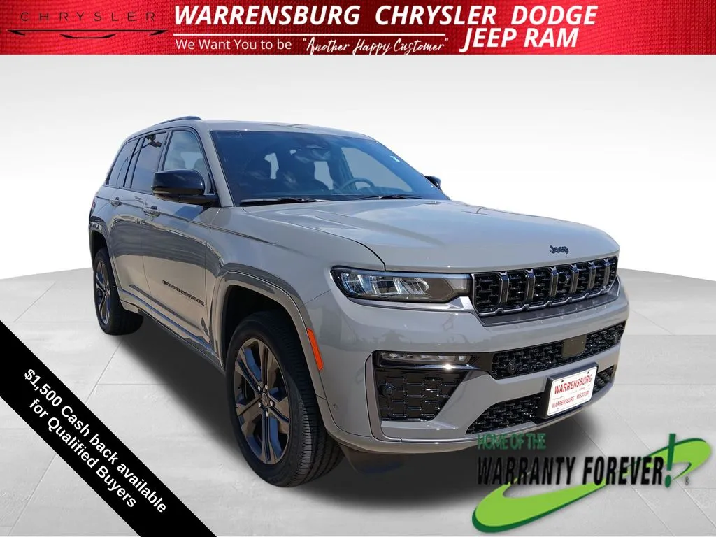 Gray 2027 Jeep Grand Cherokee Limited Reserve for sale in Warrensburg, MO