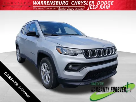 Silver 2024 Jeep Compass Latitude for sale in Warrensburg, MO