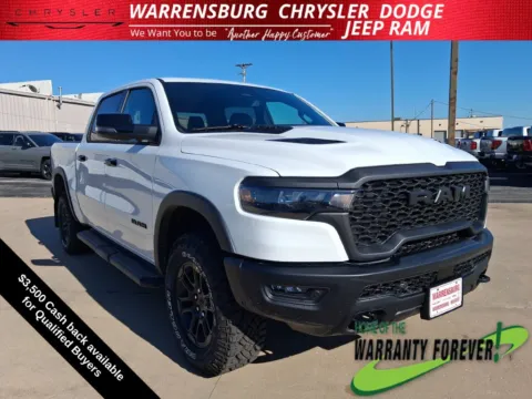 White 2027 Ram 1500 Rebel for sale in Warrensburg, MO