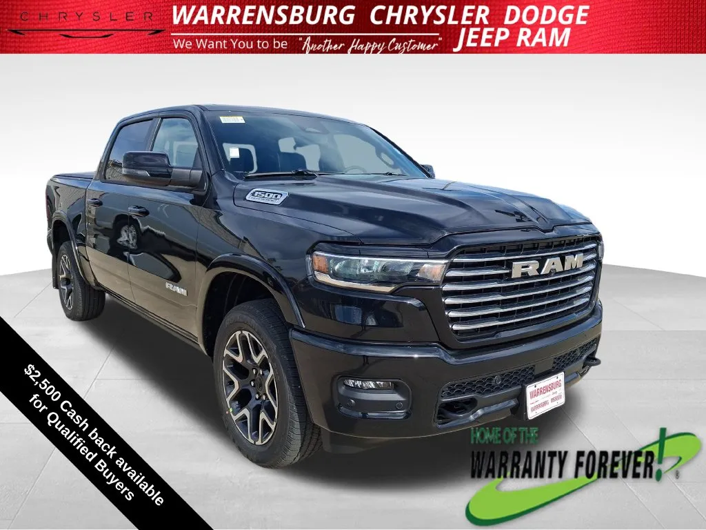 Black 2027 Ram 1500 Laramie for sale in Warrensburg, MO