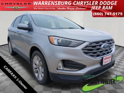 Silver 2022 Ford Edge Titanium for sale in Warrensburg, MO