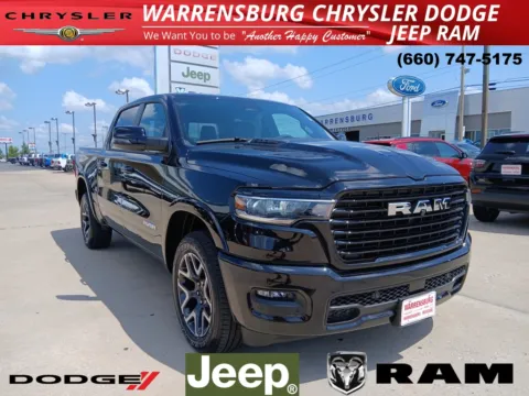 Black 2025 Ram 1500 Laramie for sale in Warrensburg, MO