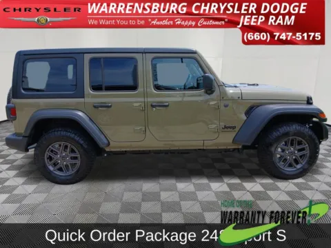 Photos of 2025 Jeep Wrangler Sport S for sale in Warrensburg, MO at Warrensburg CDJR