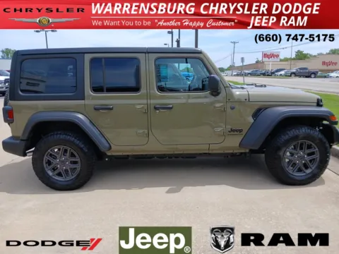 Photos of 2025 Jeep Wrangler Sport S for sale in Warrensburg, MO at Warrensburg CDJR
