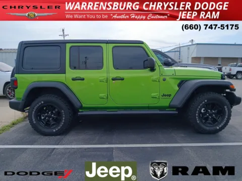Photos of 2025 Jeep Wrangler Sport for sale in Warrensburg, MO at Warrensburg CDJR