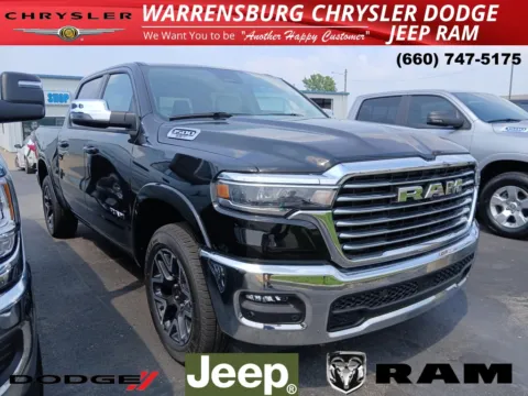 Black 2025 Ram 1500 Laramie for sale in Warrensburg, MO