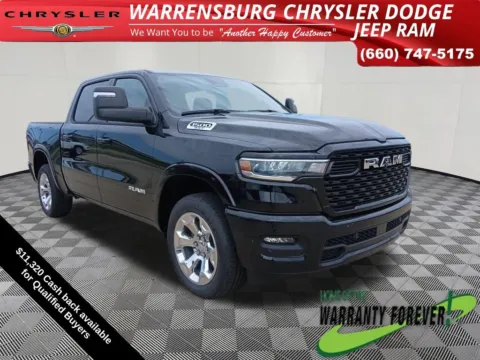 Black 2025 Ram 1500 Big Horn/Lone Star for sale in Warrensburg, MO