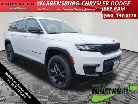 White 2025 Jeep Grand Cherokee L Limited for sale in Warrensburg, MO
