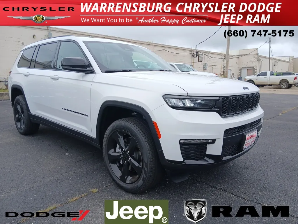 White 2025 Jeep Grand Cherokee L Limited for sale in Warrensburg, MO