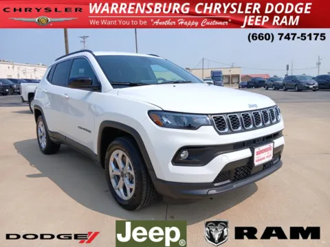 White 2025 Jeep Compass Latitude for sale in Warrensburg, MO